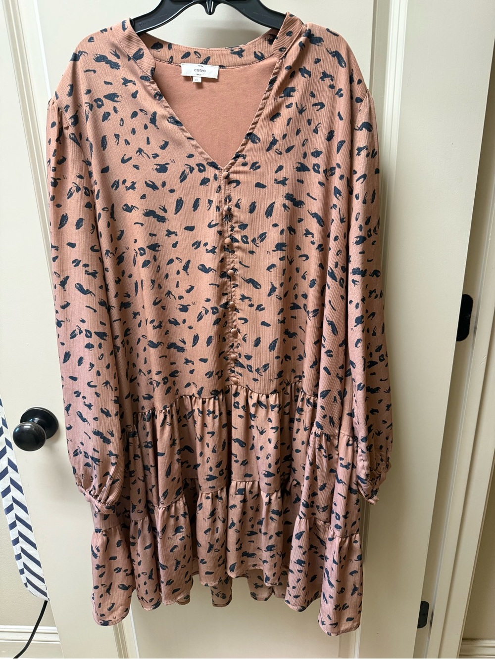 Entro Button-Front Dress